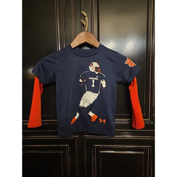 Under Armour Other - Under Armour Kids 4 Auburn University Football Shirt. War Eagle, Football,